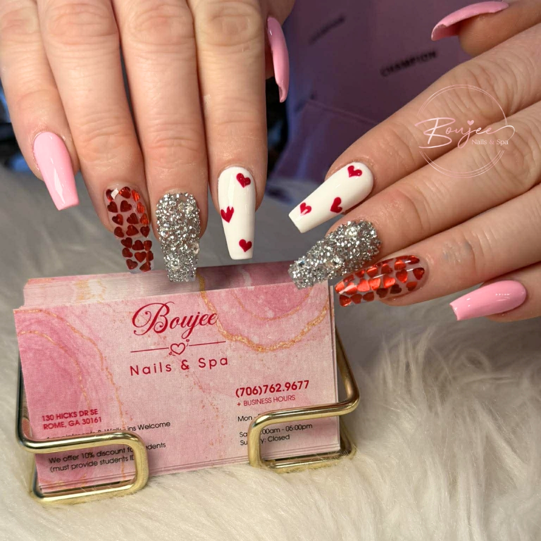 Beautiful manicure results from Boujee Nails & Spa